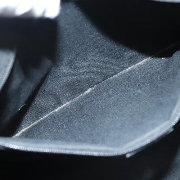 BURBERRY Nova Check Hand Bag PVC Beige Silver black Auth BD1739