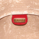 GUCCI Micro GG Supreme Shoulder Bag PVC Gold Red Auth BD174-18