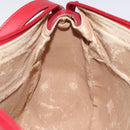 GUCCI Micro GG Supreme Shoulder Bag PVC Gold Red Auth BD174-19