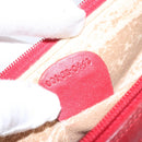 GUCCI Micro GG Supreme Shoulder Bag PVC Gold Red Auth BD174-12