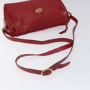 GUCCI Micro GG Supreme Shoulder Bag PVC Gold Red Auth BD174-7