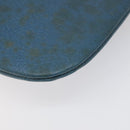 PRADA Clutch Bag Canvas Beige Silver Auth BD1747-14