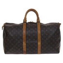 LOUIS VUITTON Monogram Keepall Bandouliere 50 Boston Bag M41416 LV Auth BD1754-2