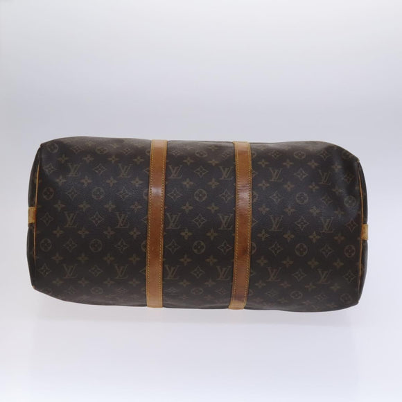 LOUIS VUITTON Monogram Keepall Bandouliere 50 Boston Bag M41416 LV Auth BD1754