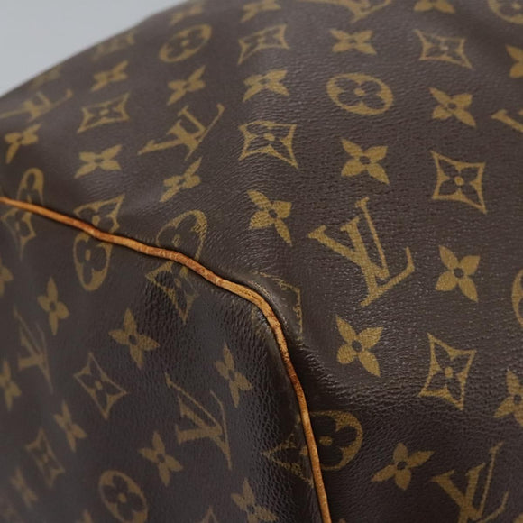 LOUIS VUITTON Monogram Keepall 55 Boston Bag M41424 LV Auth BD1755