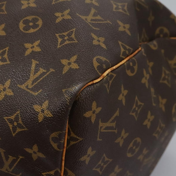 LOUIS VUITTON Monogram Keepall 55 Boston Bag M41424 LV Auth BD1755