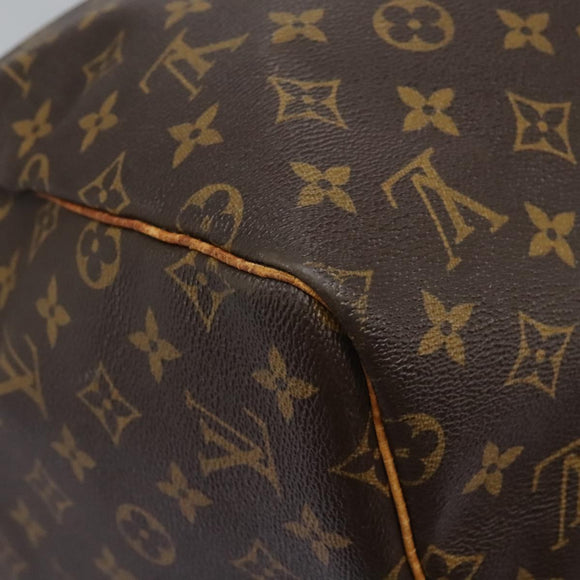 LOUIS VUITTON Monogram Keepall 55 Boston Bag M41424 LV Auth BD1755