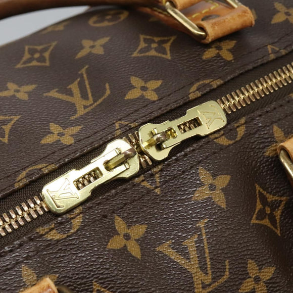 LOUIS VUITTON Monogram Keepall 55 Boston Bag M41424 LV Auth BD1755
