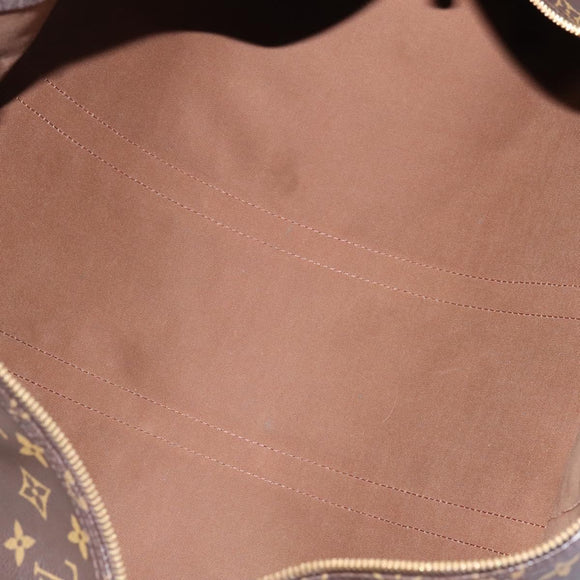 LOUIS VUITTON Monogram Keepall 55 Boston Bag M41424 LV Auth BD1755