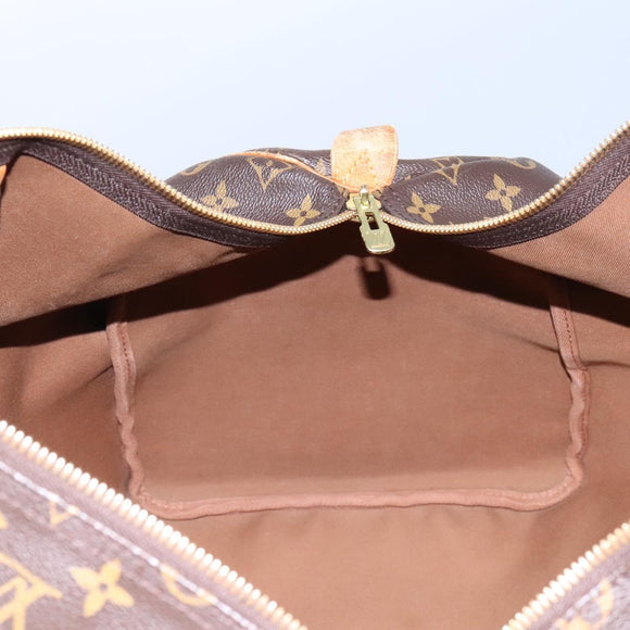 LOUIS VUITTON Monogram Keepall 55 Boston Bag M41424 LV Auth BD1755