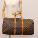LOUIS VUITTON Monogram Keepall 55 Boston Bag M41424 LV Auth BD1755-22