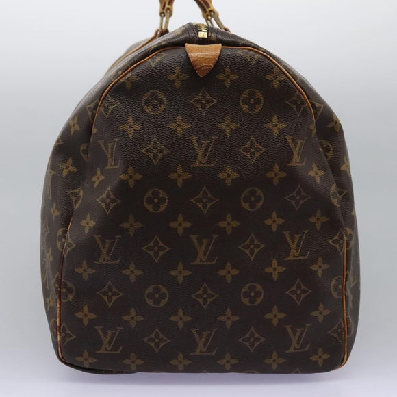 LOUIS VUITTON Monogram Keepall 55 Boston Bag M41424 LV Auth BD1755