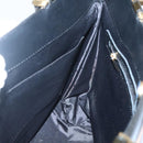 BURBERRY Nova Check Tote Bag Wool Beige Black gold Auth BD1763-18