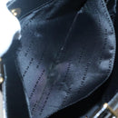 BURBERRY Nova Check Tote Bag Wool Beige Black gold Auth BD1763-12