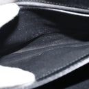 GUCCI Web Sherry Line Shoulder Bag Leather Black Gold Auth BD1766-19