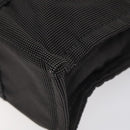 HERMES Her Line PM Tote Bag Canvas Gray Silver Auth BD1768-14