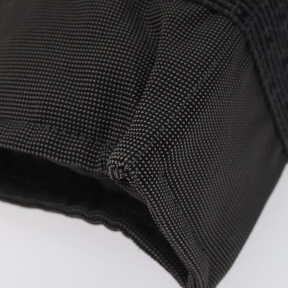 HERMES Her Line PM Tote Bag Canvas Gray Silver Auth BD1768