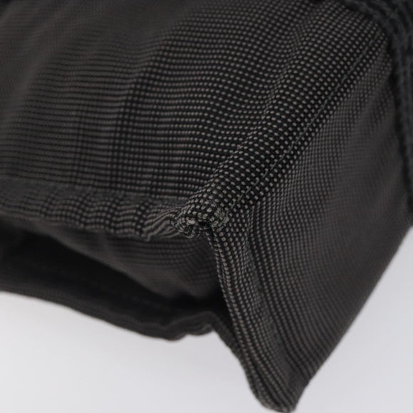 HERMES Her Line PM Tote Bag Canvas Gray Silver Auth BD1768