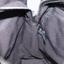 HERMES Her Line PM Tote Bag Canvas Gray Silver Auth BD1768-20