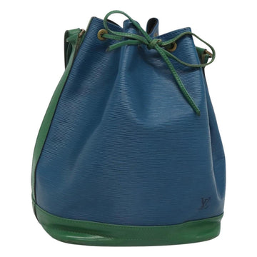 LOUIS VUITTON Epi Noe Shoulder Bag Bicolor Green Blue M44044 LV Auth BD1771