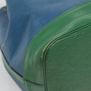 LOUIS VUITTON Epi Noe Shoulder Bag Bicolor Green Blue M44044 LV Auth BD1771-17