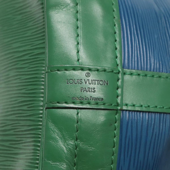 LOUIS VUITTON Epi Noe Shoulder Bag Bicolor Green Blue M44044 LV Auth BD1771