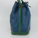 LOUIS VUITTON Epi Noe Shoulder Bag Bicolor Green Blue M44044 LV Auth BD1771-3