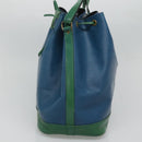 LOUIS VUITTON Epi Noe Shoulder Bag Bicolor Green Blue M44044 LV Auth BD1771-4