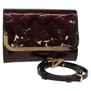 LOUIS VUITTON Monogram Vernis Rossmore PM Bag Amarante M91546 LV Auth BD1774