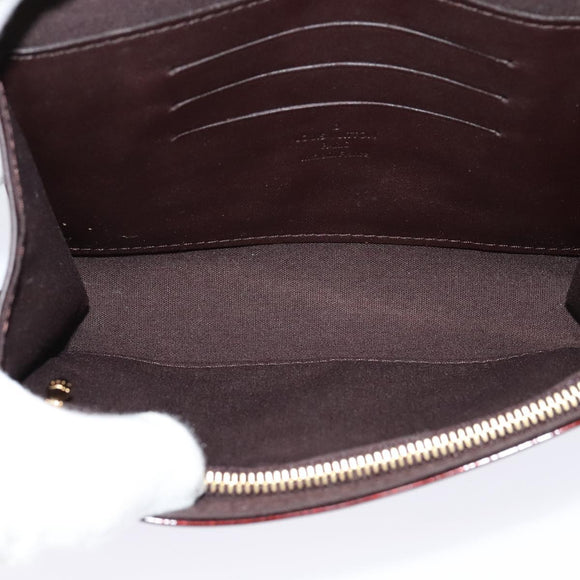 LOUIS VUITTON Monogram Vernis Rossmore PM Bag Amarante M91546 LV Auth BD1774