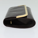 LOUIS VUITTON Monogram Vernis Rossmore PM Bag Amarante M91546 LV Auth BD1774-3