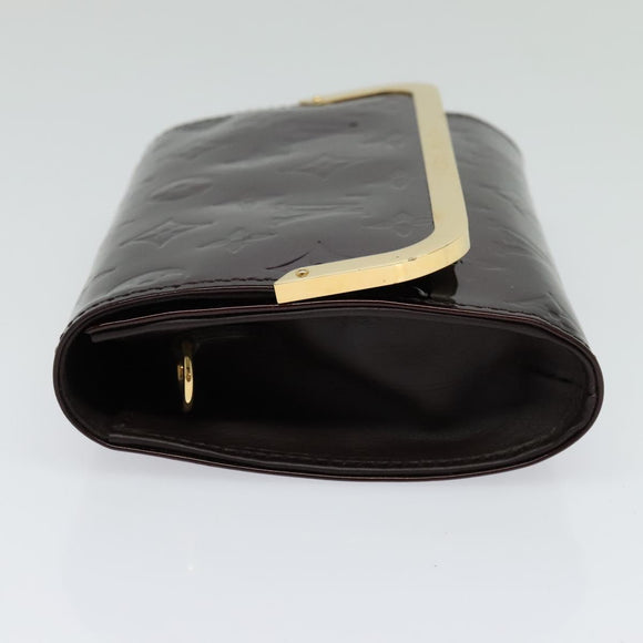 LOUIS VUITTON Monogram Vernis Rossmore PM Bag Amarante M91546 LV Auth BD1774