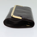 LOUIS VUITTON Monogram Vernis Rossmore PM Bag Amarante M91546 LV Auth BD1774-4