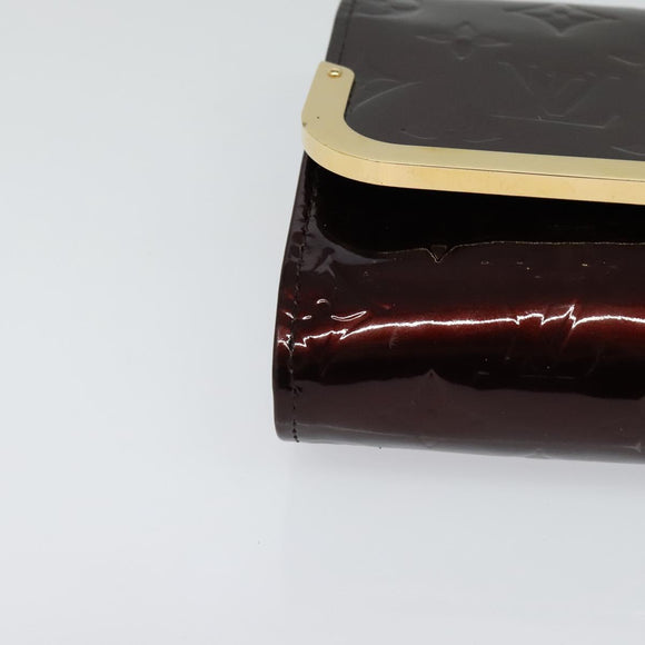 LOUIS VUITTON Monogram Vernis Rossmore PM Bag Amarante M91546 LV Auth BD1774