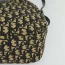 Christian Dior Trotter Canvas Shoulder Bag Black Auth BD1782-11