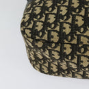 Christian Dior Trotter Canvas Shoulder Bag Black Auth BD1782-12