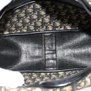Christian Dior Trotter Canvas Shoulder Bag Black Auth BD1782-15