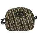 Christian Dior Trotter Canvas Shoulder Bag Black Auth BD1782-2