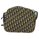 Christian Dior Trotter Canvas Shoulder Bag Black Auth BD1782-2