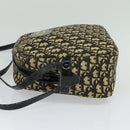 Christian Dior Trotter Canvas Shoulder Bag Black Auth BD1782-3