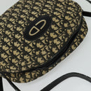 Christian Dior Trotter Canvas Shoulder Bag Black Auth BD1782-6