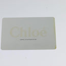 Chloe Paraty Hand Bag Leather 2way Orange Silver Auth BD1784-12