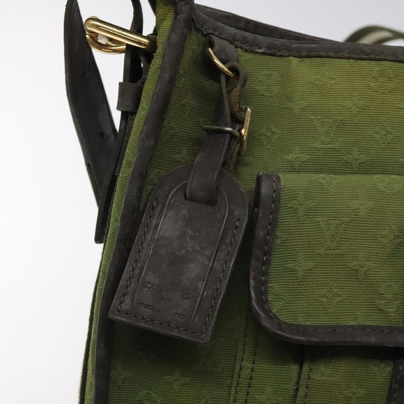 LOUIS VUITTON Monogram Mini Besace Mary Kate Bag TST Khaki M92322 LV Auth BD1787