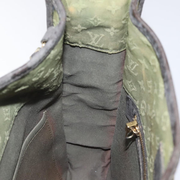 LOUIS VUITTON Monogram Mini Besace Mary Kate Bag TST Khaki M92322 LV Auth BD1787