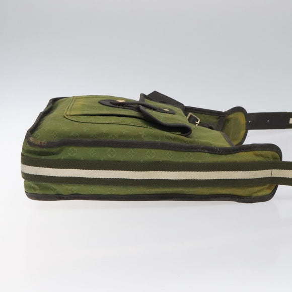 LOUIS VUITTON Monogram Mini Besace Mary Kate Bag TST Khaki M92322 LV Auth BD1787