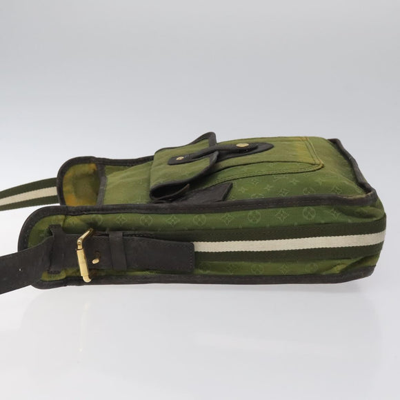 LOUIS VUITTON Monogram Mini Besace Mary Kate Bag TST Khaki M92322 LV Auth BD1787