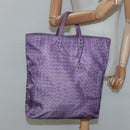 BOTTEGA VENETA INTRECCIATO Tote Bag Nylon Purple Auth BD1795-19