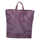 BOTTEGA VENETA INTRECCIATO Tote Bag Nylon Purple Auth BD1795-13