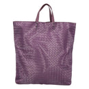 BOTTEGA VENETA INTRECCIATO Tote Bag Nylon Purple Auth BD1795-2