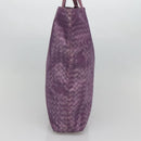 BOTTEGA VENETA INTRECCIATO Tote Bag Nylon Purple Auth BD1795-3